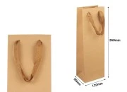 Papirne kese za vinske boce 120x90x360 mm - 12 kom