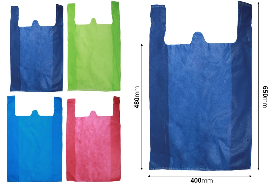 Ekološke non-woven kese (reciklabilne) 400x650mm - 50 kom-dimenzije_slike