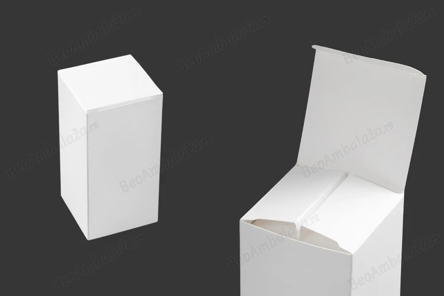Kartonska kutija u beloj boji 63x63x118mm - 20 kom-slika_proizvoda