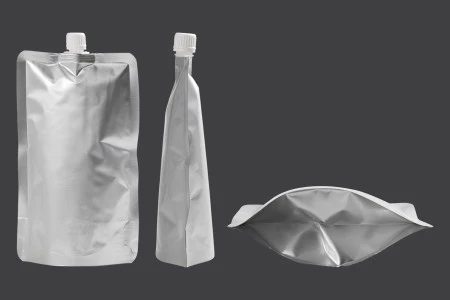 Aluminijumska DoyPack vrećica za tečnost od 500ml sa belim zatvaračem – 50 kom-3