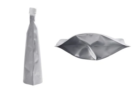 Aluminijumska DoyPack kesica za tečnost od 300ml sa belim plastičnim zatvaračem – 50 kom-3