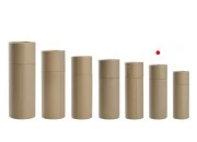 Cilindrična braon kartonska kutijica 40x116mm za bočice (bela iznutra) - 12 kom Cilindrična braon kartonska kutijica 40x116mm za bočice (bela iznutra) - 12 kom