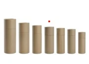 Cilindrična braon kartonska kutijica 46x125mm za bočice (bela iznutra) - 12 kom-grupa_slika