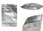 Aluminijumske DoyPack kesice sa zip zatvaranjem, ovalnim dnom i sa mogućnošću termo lepljenja 180x40x260mm - 100kom Aluminijumske DoyPack kesice sa zip zatvaranjem, ovalnim dnom i sa mogućnošću termo lepljenja 180x40x260mm - 100kom