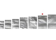 Aluminijumske DoyPack kesice sa zip zatvaranjem, ovalnim dnom i sa mogućnošću termo lepljenja 210x50x310mm - 100kom-