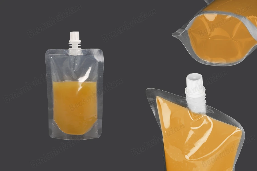 Providna DoyPack kesica za tečnost od 200ml sa belim plastičnim zatvaračem – 100 kom-grupa_slika