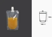 Providna DoyPack kesica za tečnost od 200ml sa belim plastičnim zatvaračem – 50 kom Providna DoyPack kesica za tečnost od 200ml sa belim plastičnim zatvaračem – 50 kom