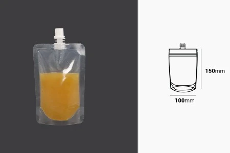 Providna DoyPack kesica za tečnost od 200ml sa belim plastičnim zatvaračem – 50 kom-2