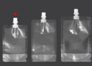 Providna DoyPack kesica za tečnost od 200ml sa belim plastičnim zatvaračem – 50 kom Providna DoyPack kesica za tečnost od 200ml sa belim plastičnim zatvaračem – 50 kom