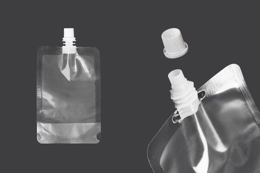 Providna DoyPack kesica za tečnost od 200ml sa belim plastičnim zatvaračem – 50 kom Providna DoyPack kesica za tečnost od 200ml sa belim plastičnim zatvaračem – 50 kom