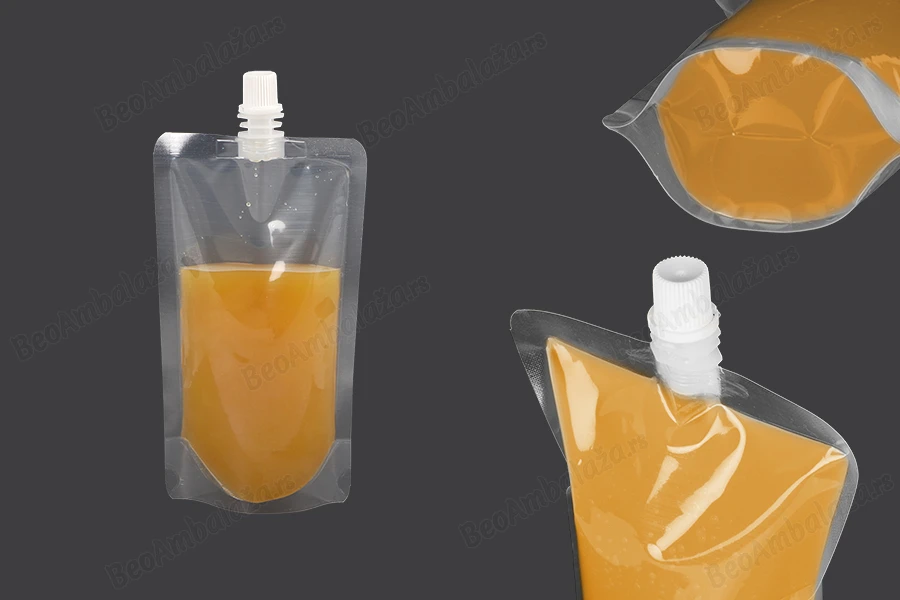 Providna DoyPack kesica za tečnost od 250ml sa belim plastičnim zatvaračem – 50 kom-grupa_slika