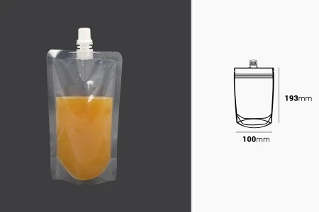 Providna DoyPack kesica za tečnost od 250ml sa belim plastičnim zatvaračem – 50 kom-2