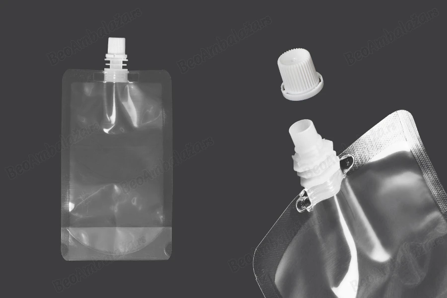 Providna DoyPack kesica za tečnost od 250ml sa belim plastičnim zatvaračem – 50 kom-slika_proizvoda