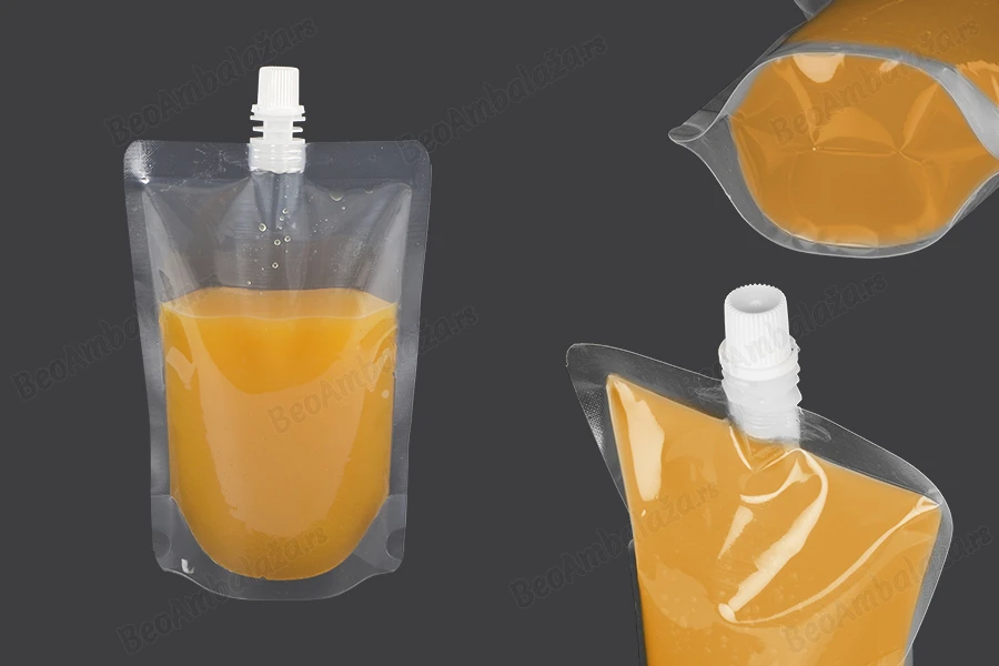 Providna DoyPack kesica za tečnost od 380ml sa belim plastičnim zatvaračem – 50 kom-grupa_slika