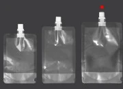 Providna DoyPack kesica za tečnost od 380ml sa belim plastičnim zatvaračem – 50 kom-