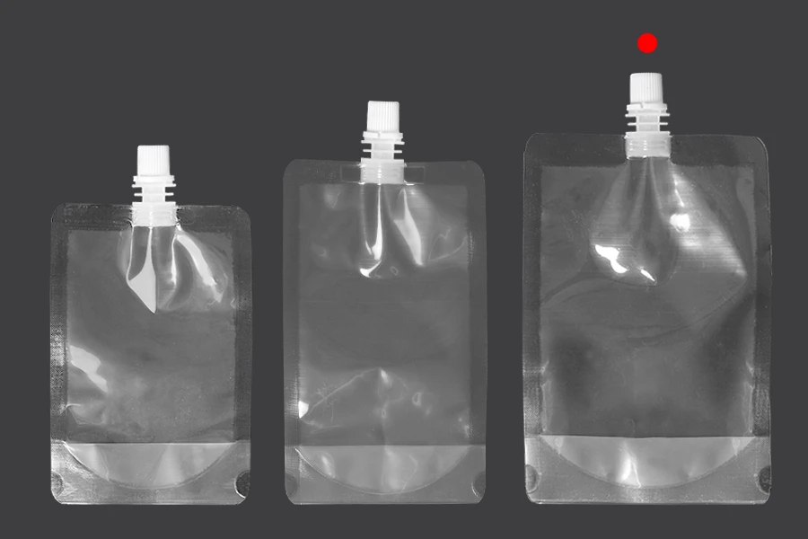 Providna DoyPack kesica za tečnost od 380ml sa belim plastičnim zatvaračem – 50 kom-