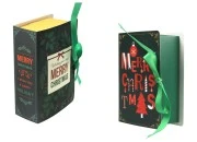 Božićna kartonska poklon kutijica 90x130x45 mm u obliku knjige, sa trakom - 10 kom-slika_proizvoda