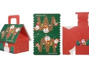 Božićna poklon kutijica sa drškom 120x100x140 mm raznih boja - 25 kom-grupa_slika