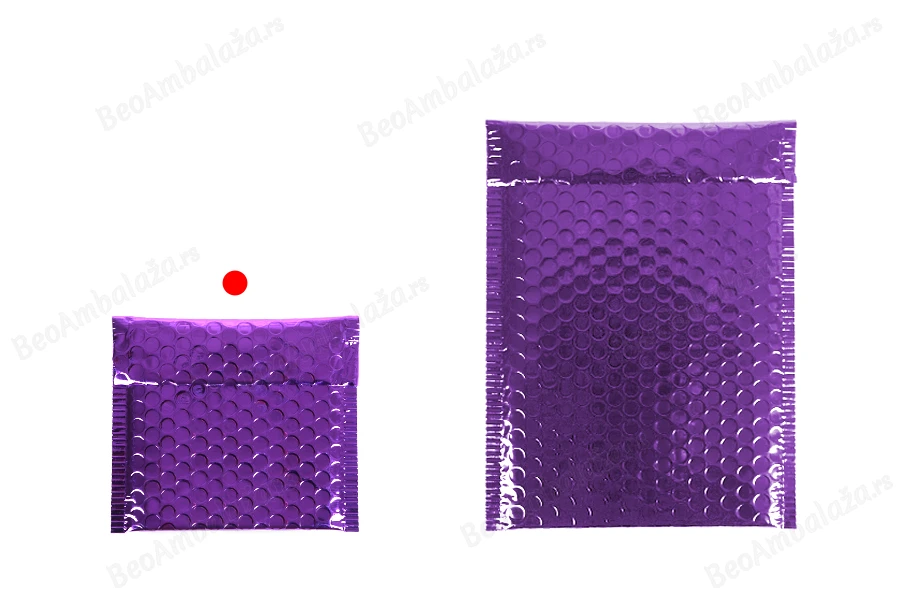Koverte sa pucketavom folijom 13x13cm, sjajne i u više boja - 10 kom-grupa_slika