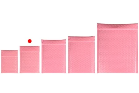 Roze mat koverta sa pucketavom folijom 11x18cm - 10 kom-grupa_slika