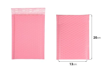 Roze mat koverta sa pucketavom folijom 13x20cm - 10 kom-2