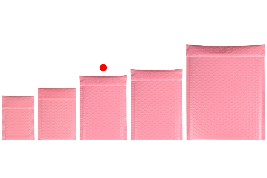 Roze mat koverta sa pucketavom folijom 13x20cm - 10 kom-grupa_slika