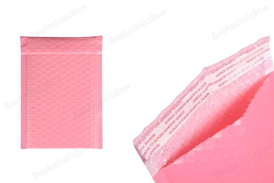 Roze mat koverta sa pucketavom folijom 13x20cm - 10 kom-slika_proizvoda