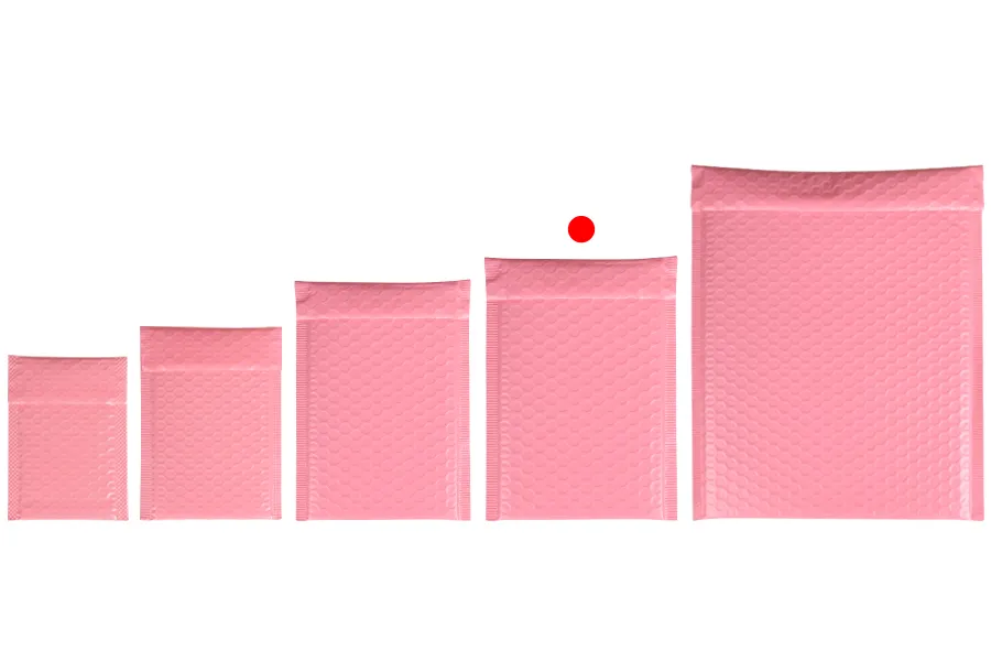 Roze mat koverta sa pucketavom folijom 15x21cm - 10 kom-grupa_slika