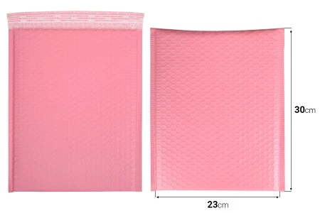 Roze mat koverta sa pucketavom folijom 23x30cm - 10 kom-dimenzije_slike
