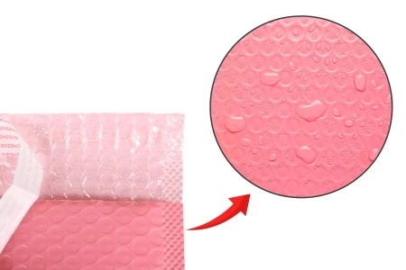 Roze mat koverta sa pucketavom folijom 13x20cm - 10 kom-6