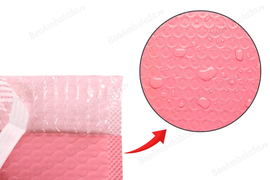 Roze mat koverta sa pucketavom folijom 15x21cm - 10 kom-grupa_slika
