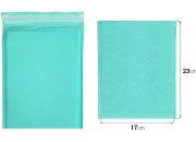 Tirkizna mat koverta sa pucketavom folijom 17x23cm - 10 kom-dimenzije_slike