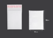 Bela mat koverta sa pucketavom folijom 11x18cm - 10 kom-dimenzije_slike