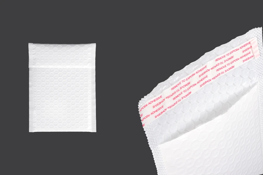 Bela mat koverta sa pucketavom folijom 11x18cm - 10 kom-slika_proizvoda