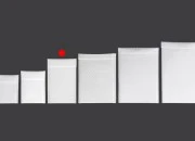 Bela mat koverta sa pucketavom folijom 14x25cm - 10 kom-grupa_slika