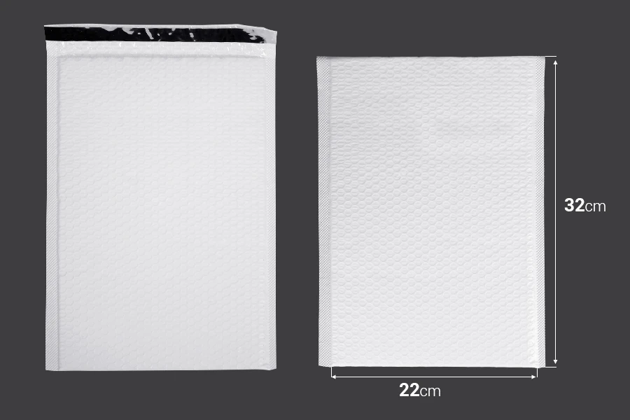 Bela mat koverta sa pucketavom folijom 22x32cm - 10 kom Bela mat koverta sa pucketavom folijom 22x32cm - 10 kom
