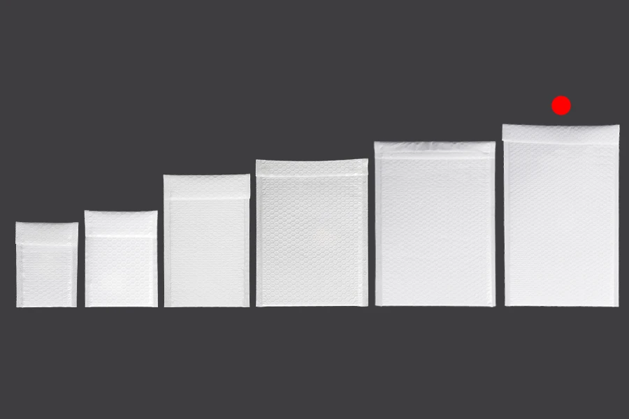 Bela mat koverta sa pucketavom folijom 23x40cm - 10 kom-grupa_slika