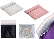 Koverte sa pucketavom folijom 13x13cm, sjajne i u više boja - 10 kom-slika_proizvoda