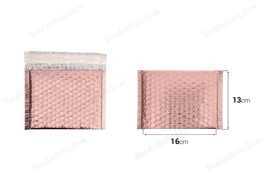Roze sjajna koverta sa pucketavom folijom 16x13cm - 10 kom-dimenzije_slike