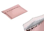 Roze sjajna koverta sa pucketavom folijom 16x13cm - 10 kom-slika_proizvoda