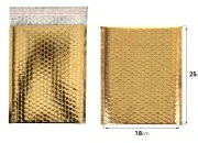 Zlatna sjajna koverta sa pucketavom folijom 16x22,5cm - 10 kom Zlatna sjajna koverta sa pucketavom folijom 16x22,5cm - 10 kom