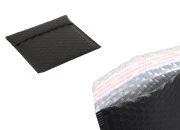 Crna mat koverta sa pucketavom folijom 13x13cm - 10 kom-slika_proizvoda