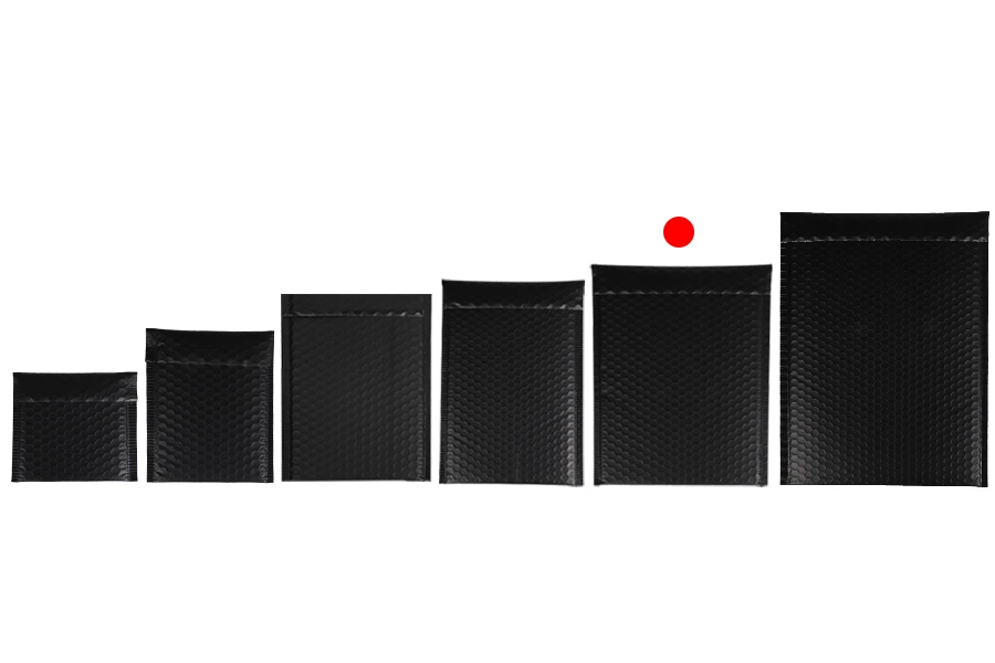 Crna mat koverta sa pucketavom folijom 21x29cm - 10 kom-grupa_slika