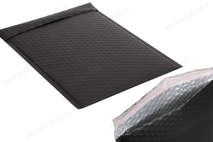 Crna mat koverta sa pucketavom folijom 21x29cm - 10 kom-slika_proizvoda