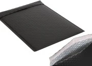 Crna mat koverta sa pucketavom folijom 26x38cm - 10 kom