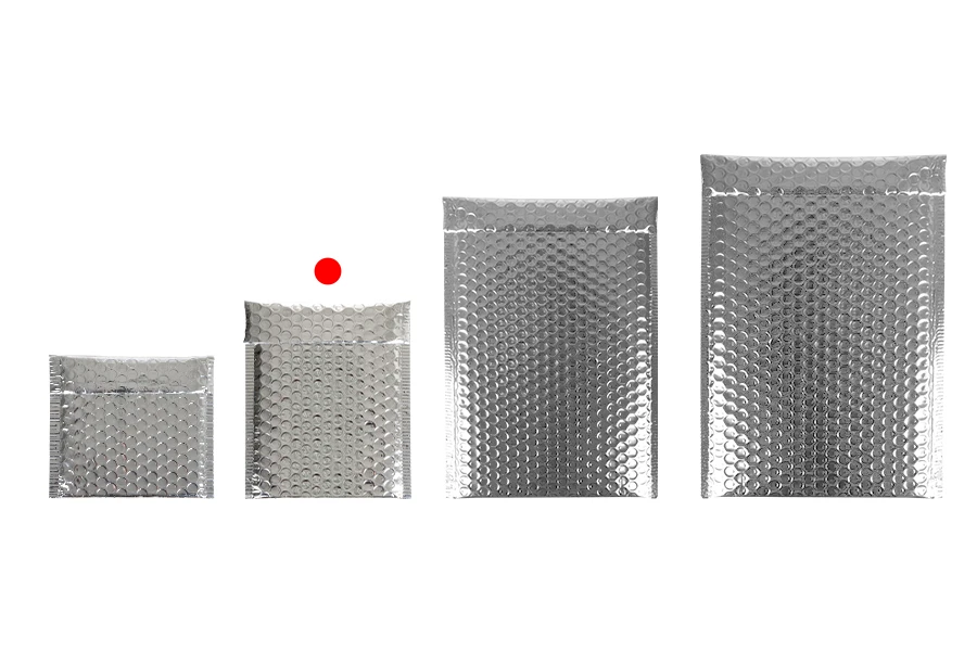 Sjajna koverta u zlatnoj ili srebrnoj boji sa pucketavom folijom 13x18cm - 10 kom-grupa_slika