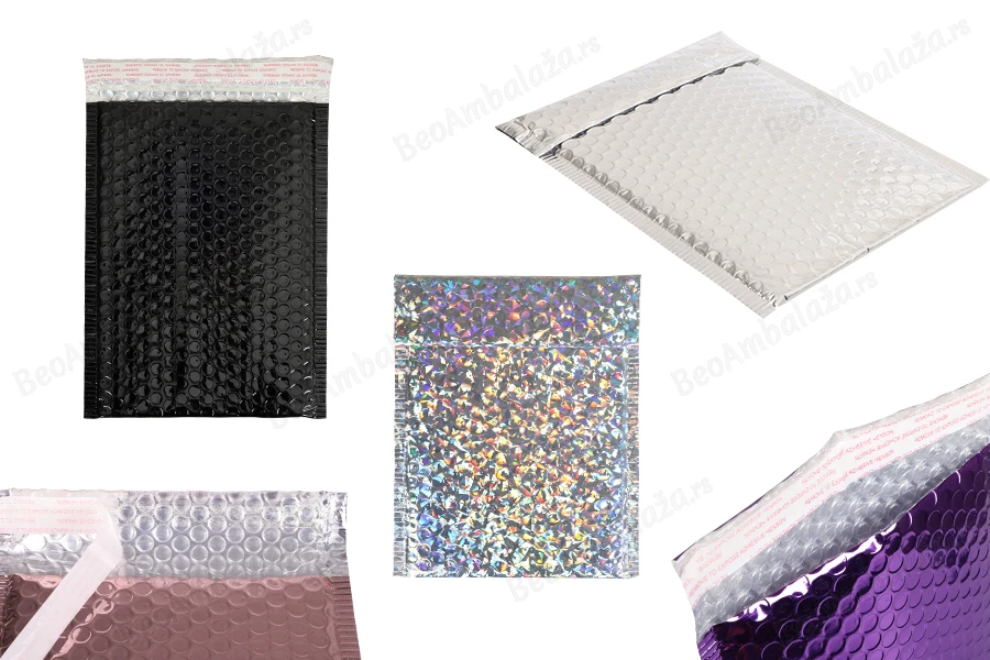 Sjajna koverta u više boja sa pucketavom folijom 16x23cm - 10 kom-slika_proizvoda