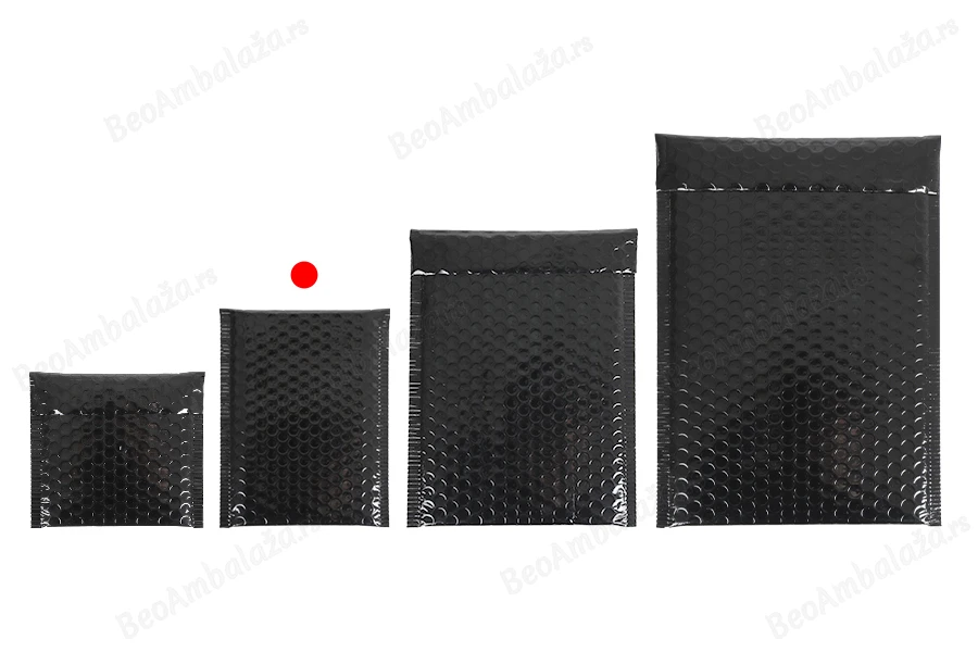 Crna sjajna koverta sa pucketavom folijom 13x19cm - 10 kom-grupa_slika