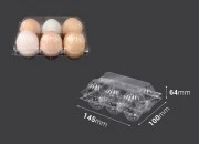 Plastične kutije za jaja sa 6 mesta, dimenzija 145x100x64 mm - 200 kom Plastične kutije za jaja sa 6 mesta, dimenzija 145x100x64 mm - 200 kom
