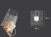 Kesice za čaj 58x70 mm sa karticom bez štampe - pakovanje 100 kom Kesice za čaj 58x70 mm sa karticom bez štampe - pakovanje 100 kom